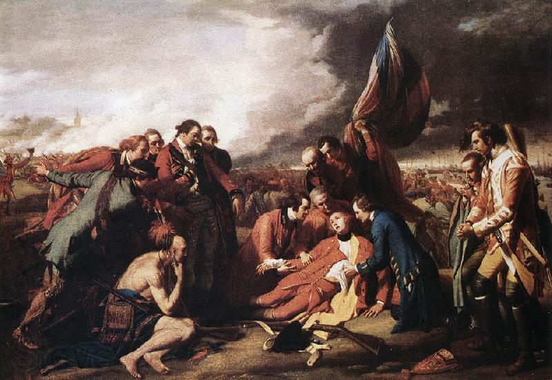 WEST, Benjamin The Death of General Wolfe Spain oil painting art